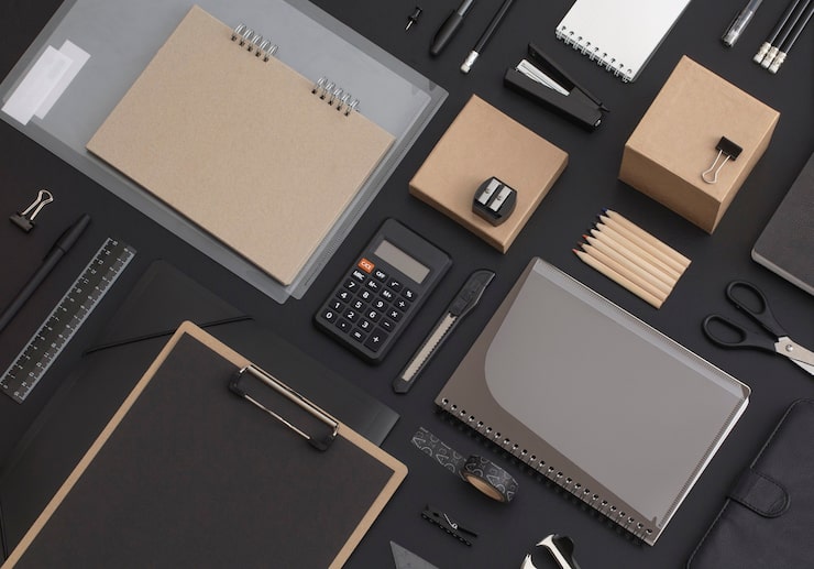 pattern-composition-office-school-stationery-black-leather-background-back-school_135892-99