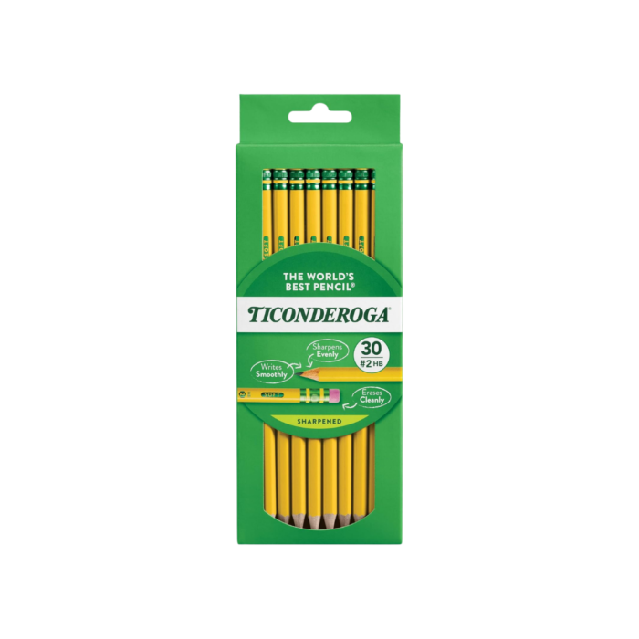 Ticonderoga Wood-Cased Pencils, Pre-Sharpened