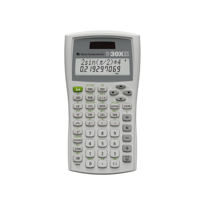 Texas Instruments TI-30XIIS Scientific Calculator, White