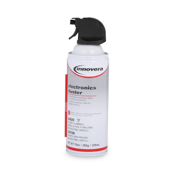 Innovera Compressed Air Duster Cleaner, 10 oz Can